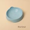 Cat Ear Shaped Cat Bowl, Plastic Cat Food Bowl Water Bowl Snack Basin, Pet Feeding Supplies