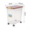 Rice Storage Bin HumidityResistant Airtight Grain Container 60 Jin Ivory