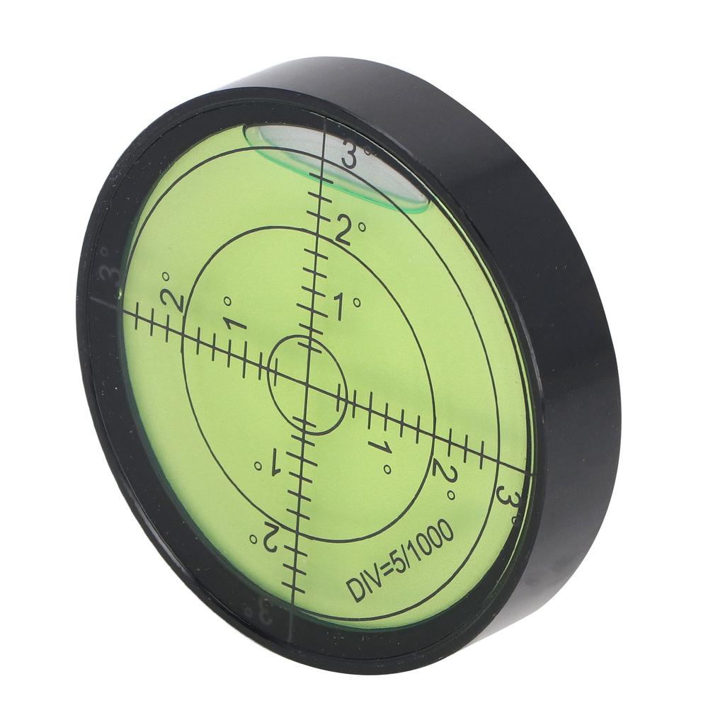 Nivel cu bulă circular luminos de înaltă precizie din aliaj de aluminiu, nivelator cu bilă orizontal pentru RV, cameră