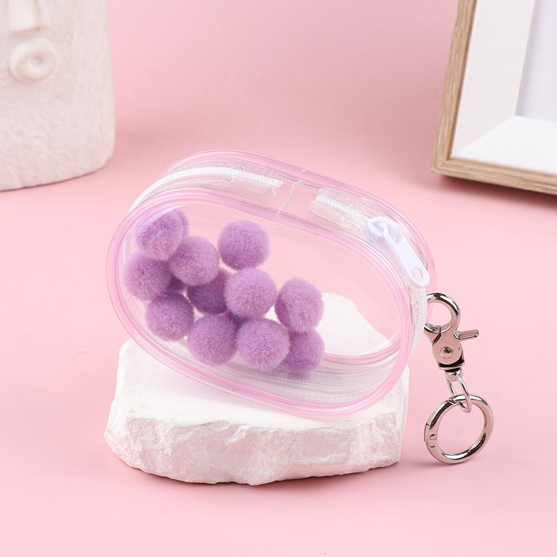 Organizator de bijuterii, cutie de depozitare transparentă, husă, cutie misterioasă, breloc, geantă, cutie de depozitare, portofel îngroșat, organizare de geanți de păpuși drăguț.