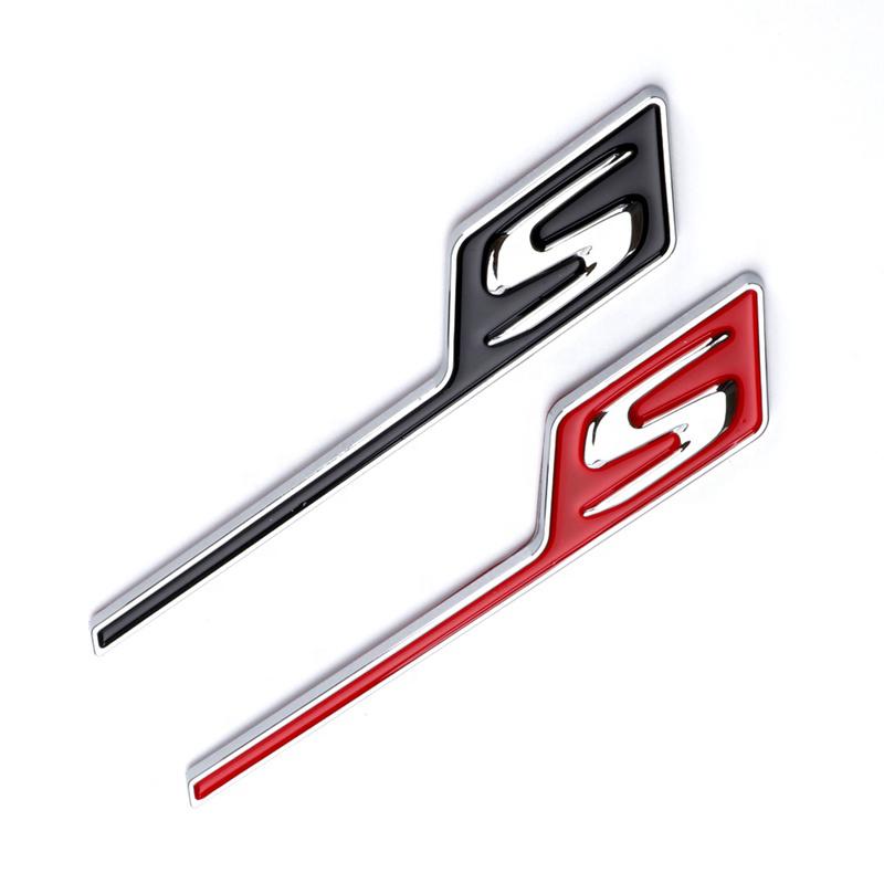 3D ABS Car Rear Trunk Badge Decal BDGJ6 Emblem Sticker S Logo For Mercedes AMG X156 W205 W212 W207 W176 A GLA CLA 45s GLE GLC C E 63S