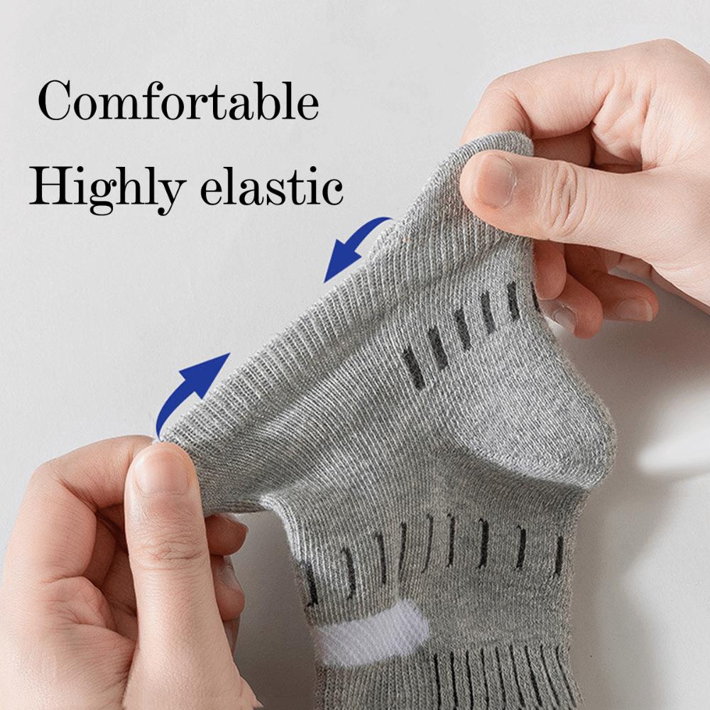 Neue dicke Laufsocken Bequeme schweißableitende Knöchelsocken Langlebige weiche Bootssocken