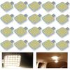 20PCS T10 921 922 912 194 RV Interior LED Light Bulbs, Super Bright LED Bulbs Replacement Lighting 36-SMD 2835 6500K White For 12V RV Camper Trailer