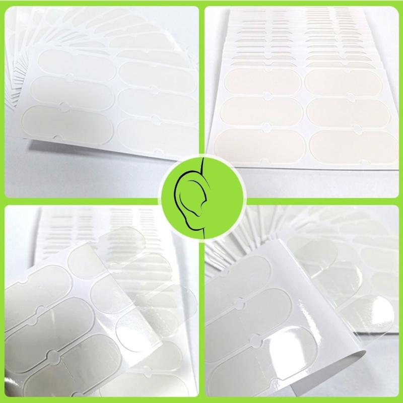 10pcs Elf Ear Support Stickers Invisible Ear Corrector Ear Lobe Support Patches Elf Ear Makeup V-Face Stickers Easy Use