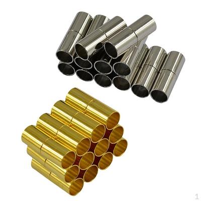 24 Sets 4mm Leather Cord End Cap/ Magnetic Clasp Jewelry Making Findings