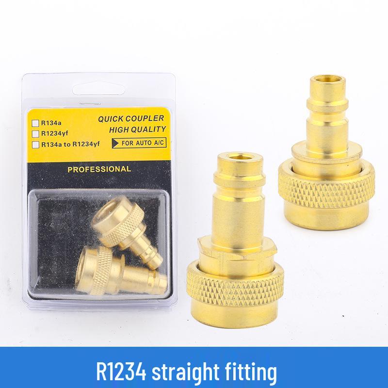 Adjustable R134a Refrigerant Quick Coupler for Car A/C - High/Low Pressure Charging Tool