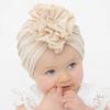 Mote Baby Muslim Turban Hat Elastisk Pannebånd Søt Knot Bonnet Hijab Cap