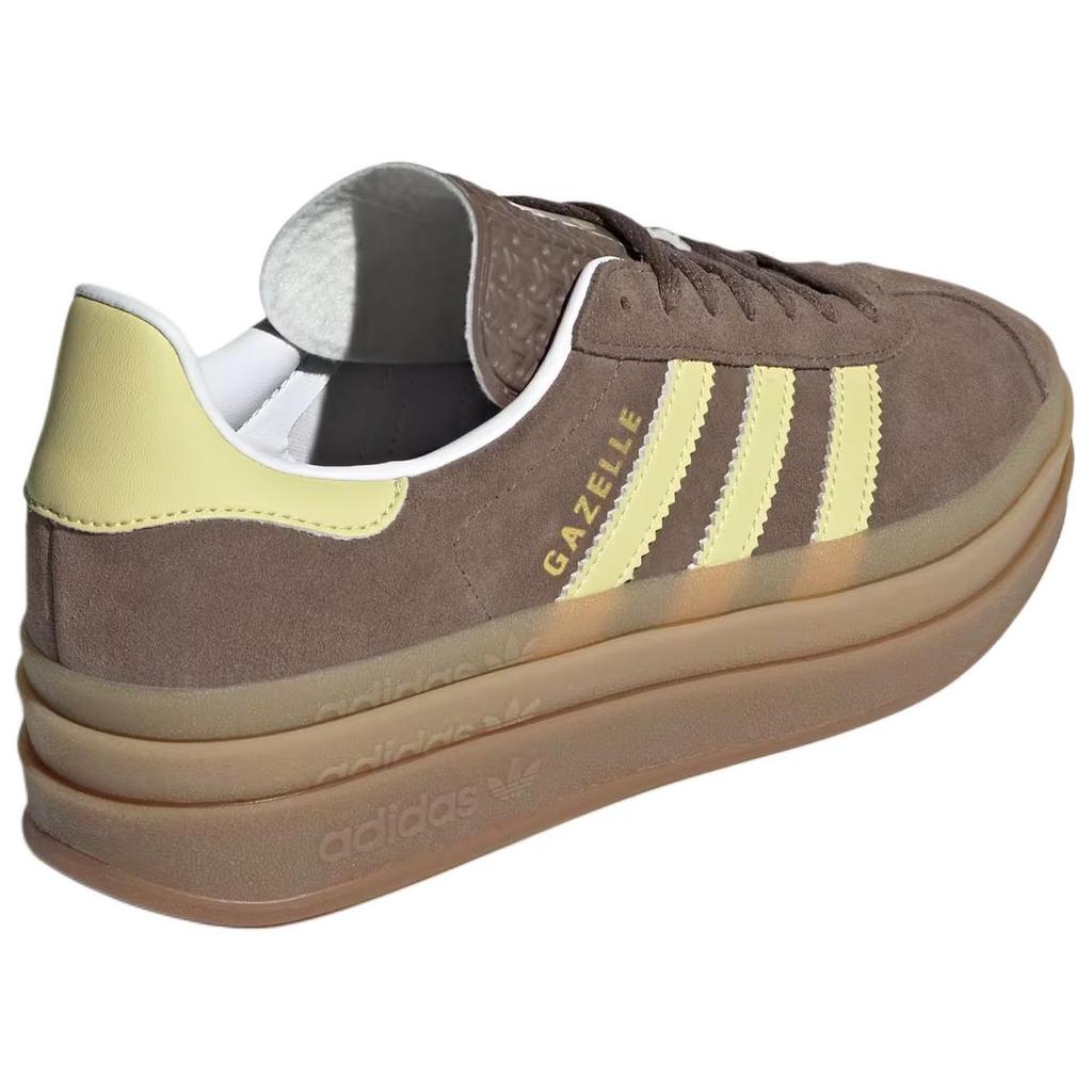 Adidas Gazelle Bold Země Stratosféra Pudrově Žlutá Dámské Tenisky Hnědá Oblačně Bílá JI2697