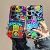 Game Geometry Dash Phone Case For Samsung S 24 Fe 25 Ultra Plus 20 Lite 21 30 22 23 24 22 Ultra 5G Fundas
