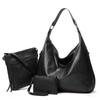 Large Crossbody Bags Ladies Shoulder Handbags Purse and Wallet Set for Women Totes Hobo Purses Three-piece Set