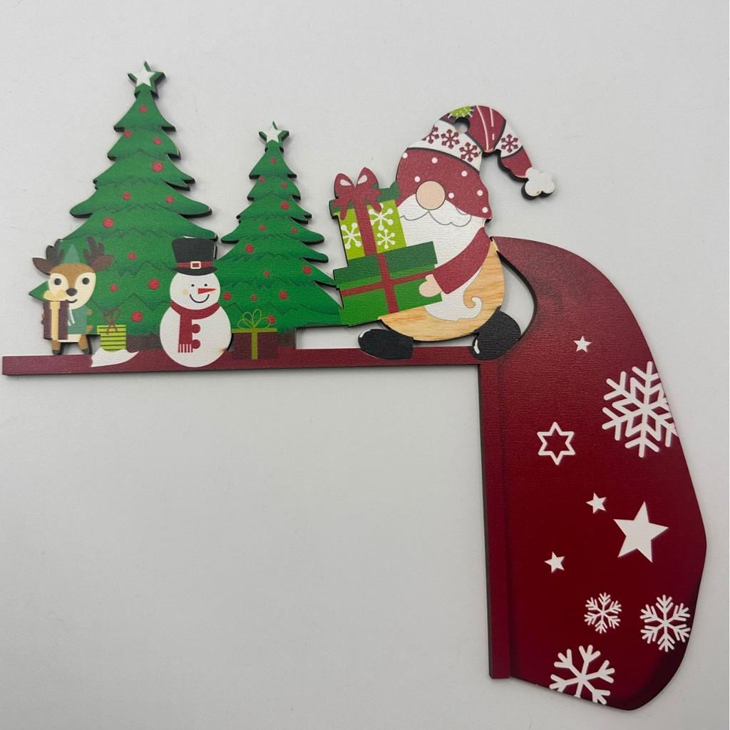 Christmas Wooden Ornament Christmas Party Decoration Xmas Santa Claus Snowman Pendants Navidad Natal New Year Gift 2026