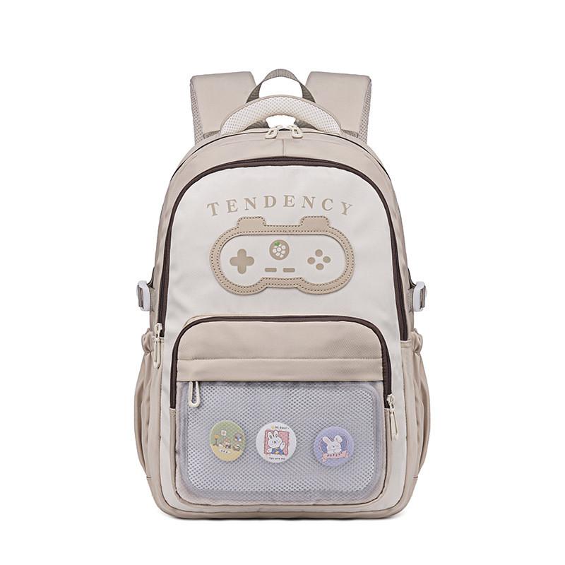 Backpack Fashionable Nylon For Casual Use Ideal For High School And College Students