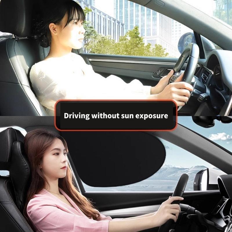 Universal Electrostatic Car Window Shade Heat Reducing Panel Easy Remove Design For Home Office Vehicle Use