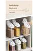 Household Airtight Mixed Grain Storage Container, Plastic Kitchen Canister for Food, Dried Fruits, or Rice