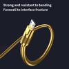 Zinc Alloy 120W Usb Super Fast Charging Data Cable For Xiaomi Huawei Samsung Type C 6A Micro 3A Charge Game Cord For Iphone 2.4A