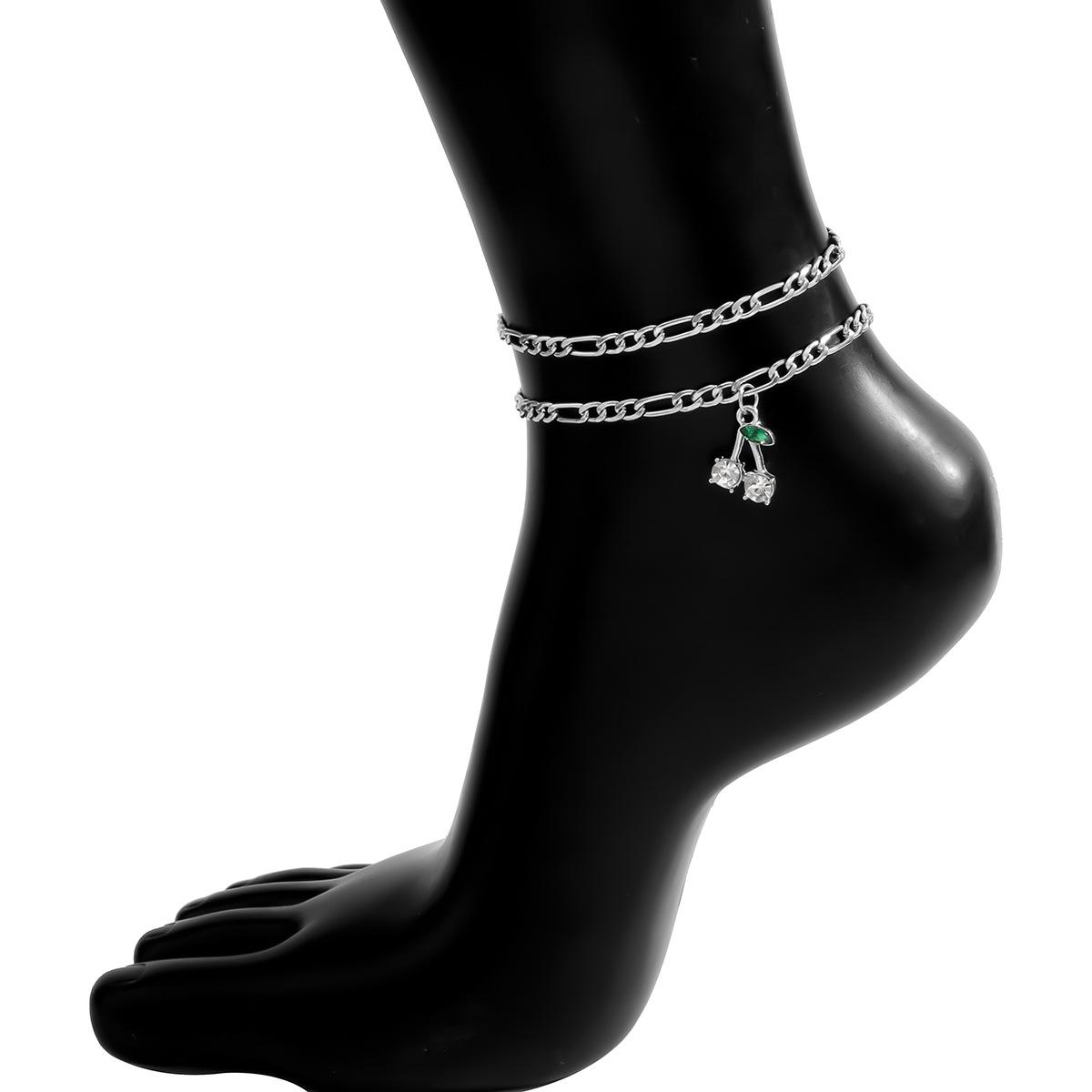 

Аксессуары, многослойная цепочка, геометрические модные изделия, простое маленькое колье с подвеской в виде вишни, темпераментное женское