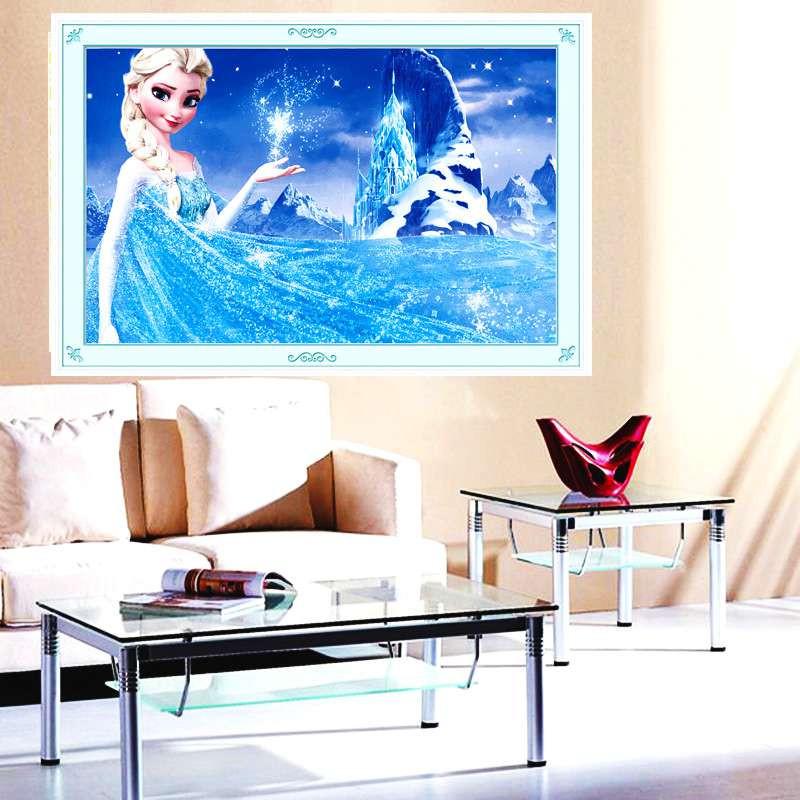 Mroźna Farba Olejna DIY Dekoracja Ściany Bez Ramy Salon Sypialnia Artykuły Dekoracja