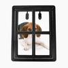 Lockable Pet Screen Door Mosquito Proof Sliding Door Screen Pet Tunnel Cat Door Hole  Balcony