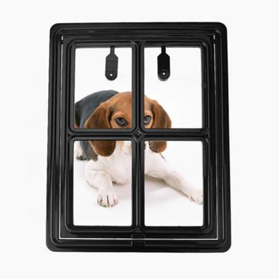 Porte-moustiquaire verrouillable pour animaux de compagnie, plastique anti-moustiques, volet de sécurité, grille de sécurité, fenêtre moustiquaire pour chats, pour animaux de compagnie de petite et moyenne taille