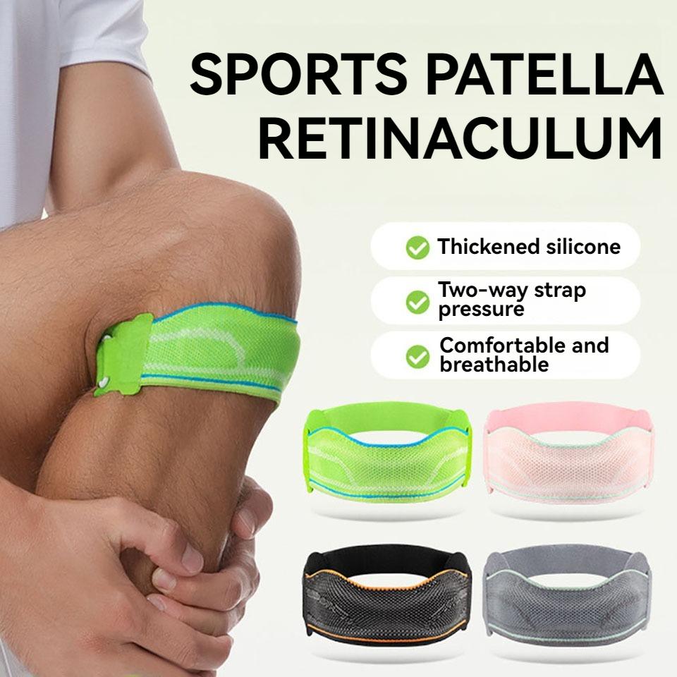 1Pcs Silicone Knee Pads Shock Absorbing Patellar Band for Running Cycling Men Women Joint Support