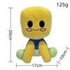 Nowe pluszowe zabawki Blox Buddies Kreskówkowa dziewczynka czarna z kapeluszem żółta dekoracyjna lalka prezenty do domu pokoju dla dzieci 2023