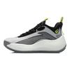 Li Ning BD5 Street Sole Reflective Low Top Basketball Shoes Women's White Black Green AGBR002-1