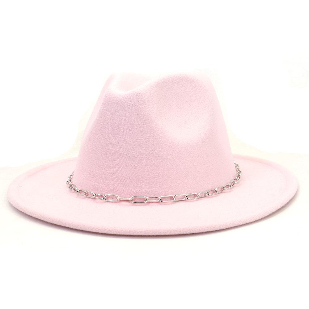 Kapelusze damskie nowa jesienno-zimowa filcowe kapelusze fedora mężczyźni Panama kościół czapka jazzowa dekoracje ślubne kapelusze sukienka pamelas para bodas