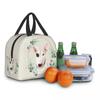 Bull Terrier Dog In Floral Lunch Box Women Multifunction Thermal Cooler Warm Food Insulated Lunch Bag For Kids School Children