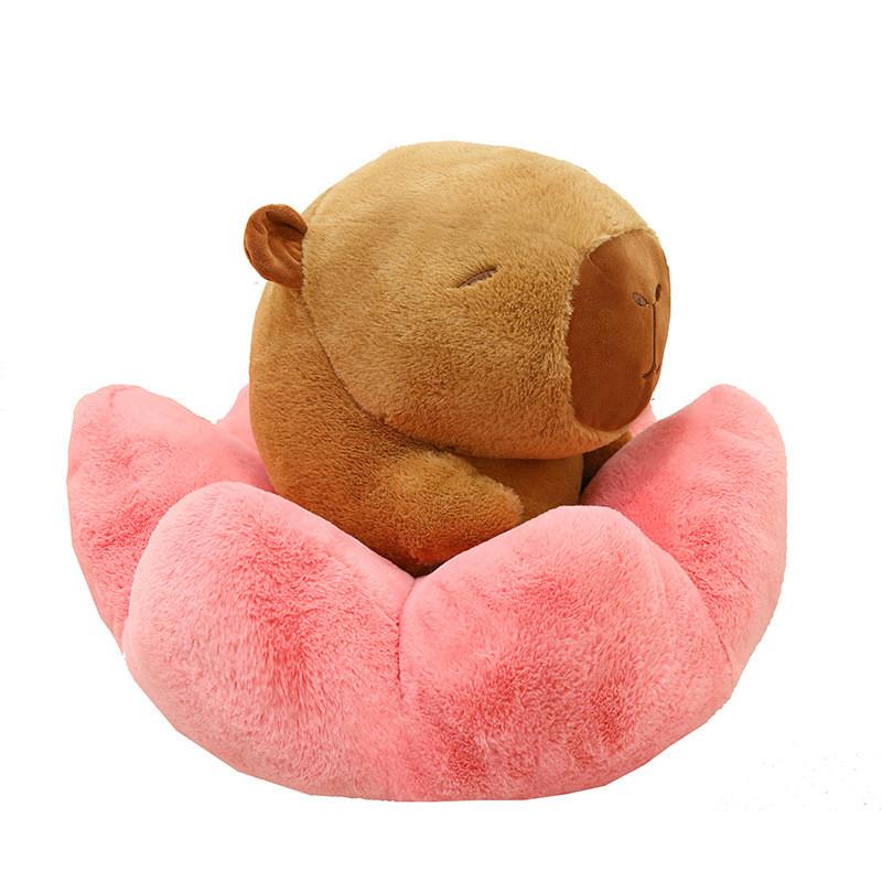 Animal Lotus Capybara Shaped Plush Doll Childrens Birthday Gifts Decoration Home