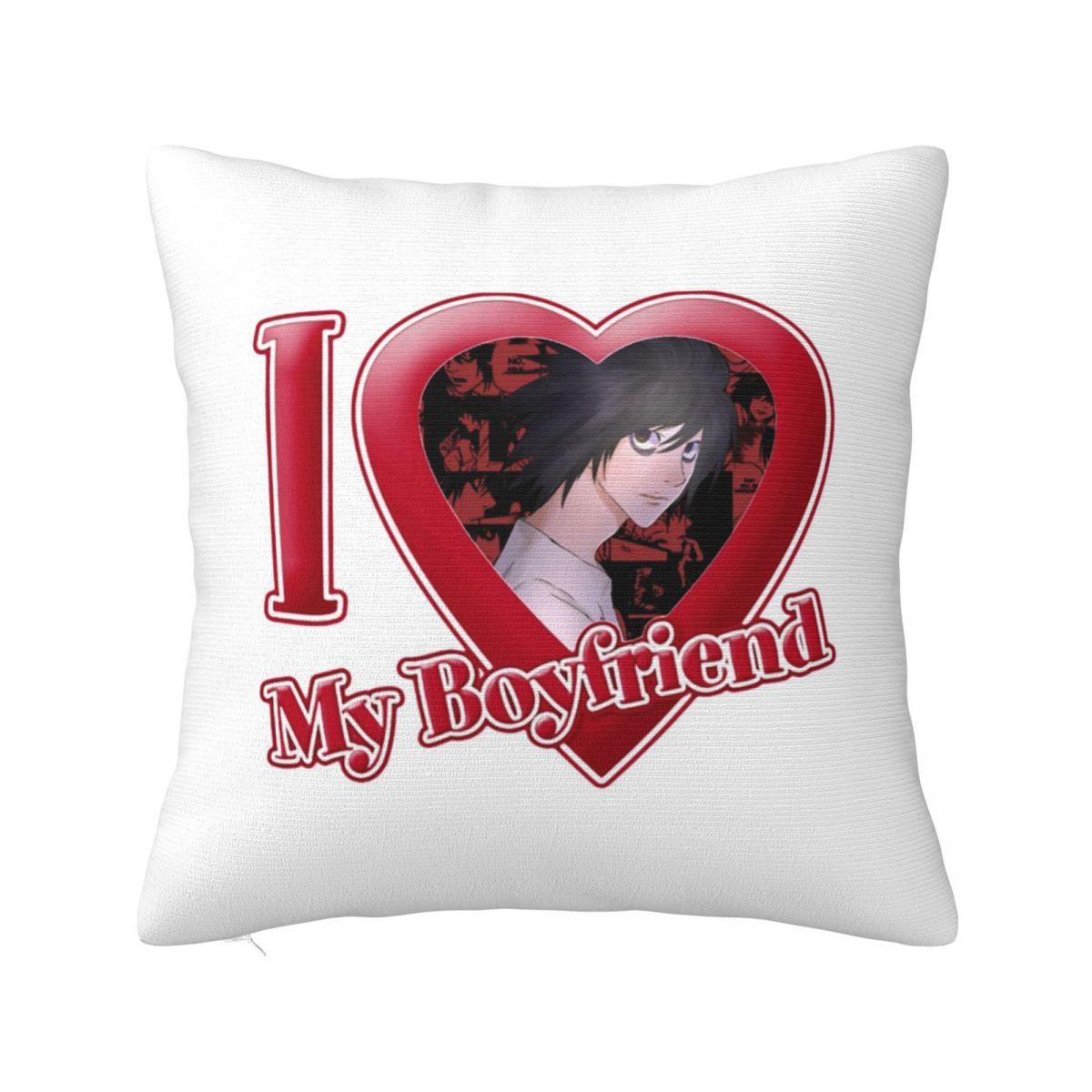 

Anime Death Note Lawliet Square Pillowcase Cushion Cover Pillow Case Throw Pillow Cover for Home Sofa Living Room 30cm x 30cm