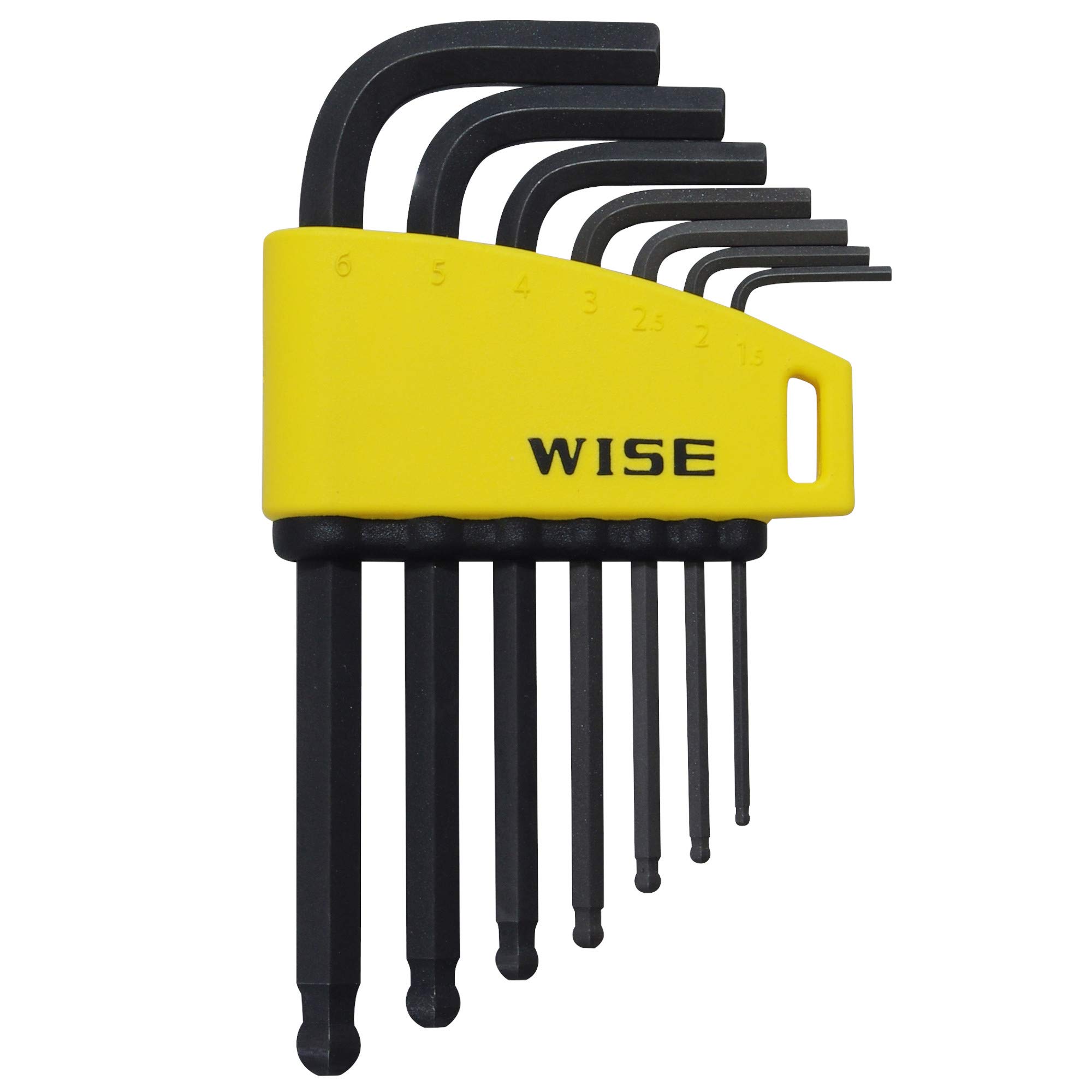 

Fujiya Ball Point Hex Wrench, 7-Piece Set, WLB130B-7S (WISE) чёрный