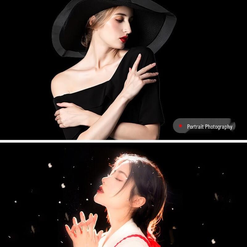 OLOEY Black Light-Absorbing Photography Background Cloth Set