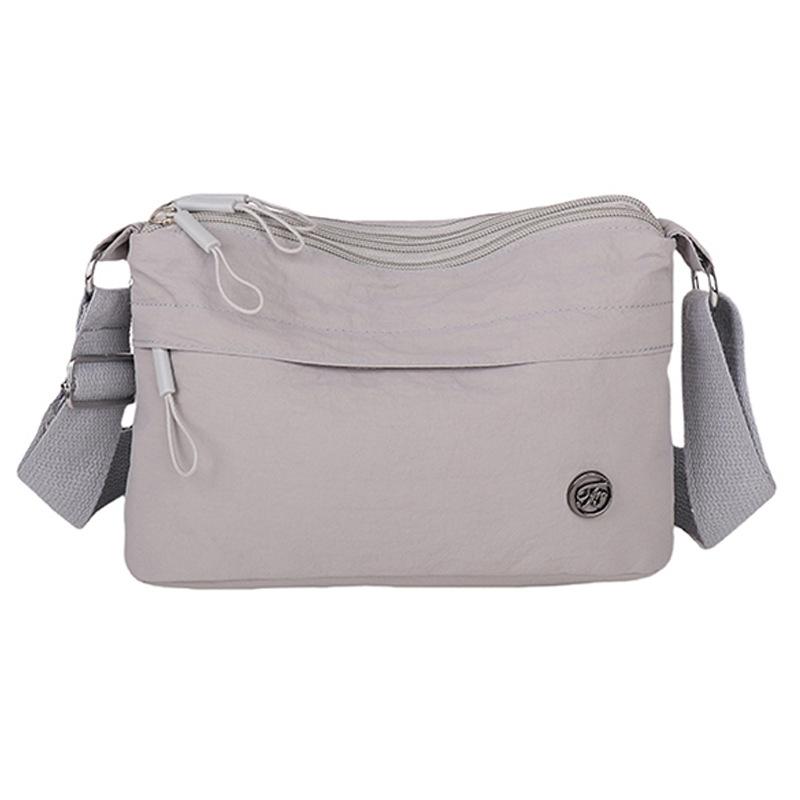 Multi-compartment Large-capacity Messenger Bag Shoulder Bag Women's Large-capacity Sports and Leisure Trend Anti-splashing Simple Messenger Bag