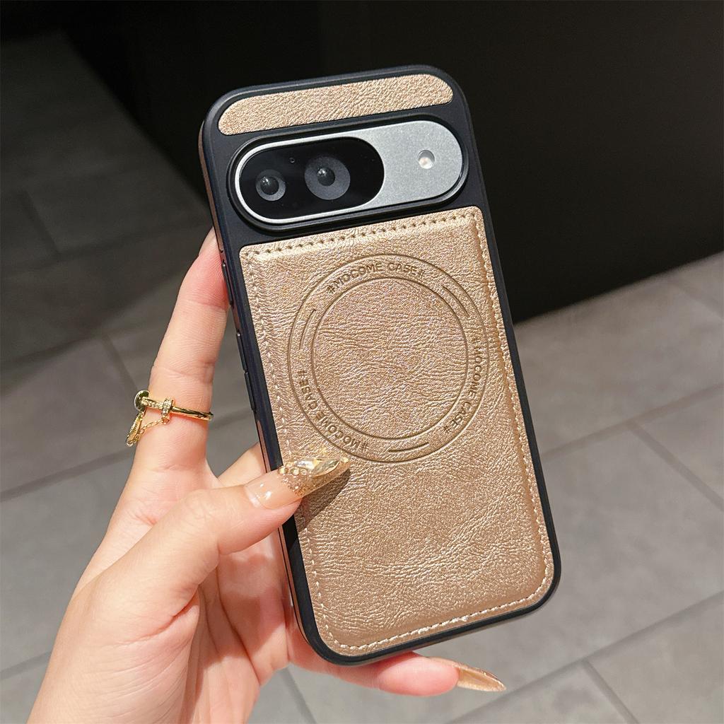 Husă Premium din Piele MagSafe pentru seria Google Pixel 8 9 10. Protecție de Grad Militar, Puternic Compatibilă MagSafe, Elegantă și Durabilă (Culori multiple)