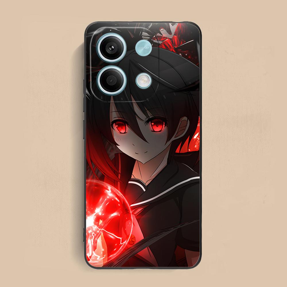 Akame Kurome Matte TPU Mobile Phone Case for Xiaomi Redmi Note 14 13 12 11 S Pro Plus 4G 5G Colorful Printing Cover