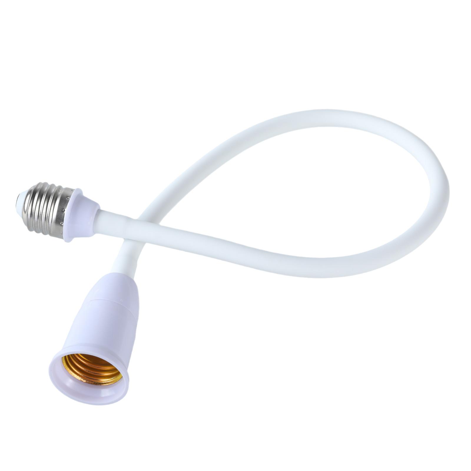 

Адаптер для цоколя лампочки E27 - E27 с гибким регулируемым удлинителем для домашнего освещения 58CM