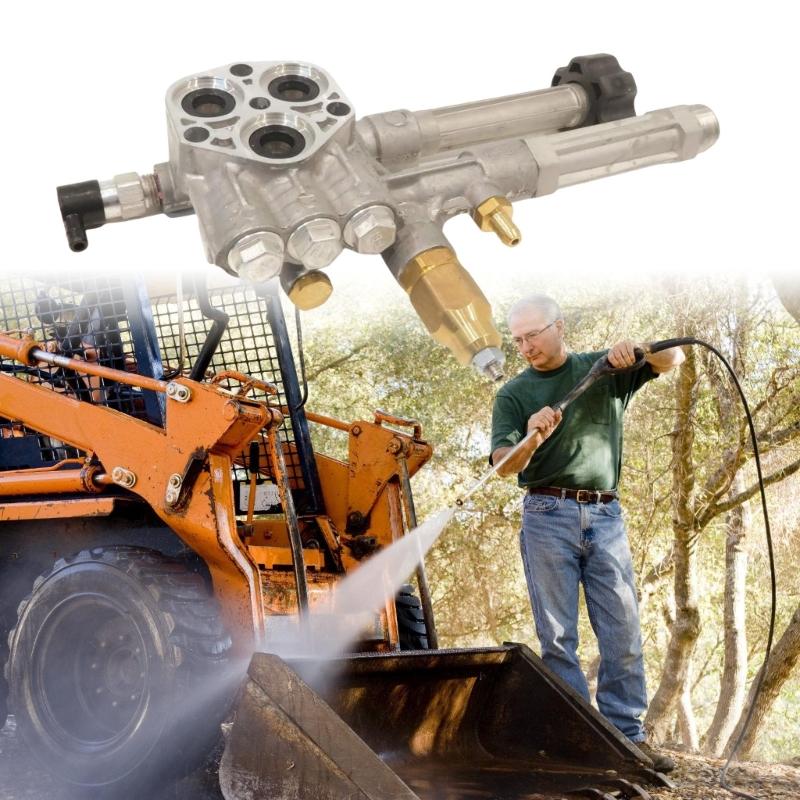 Enkel installation Aluminiumpump Huvudmontering Högt Vattentryck För SMRMW2.2G26 Och Kompatibla Högtryckstvättsystem