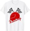 Racing Car Flag Funny Racer Race Lover Driver Gift T-Shirt Unisex T-Shirt