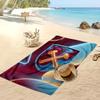 West Ham United Fußball-Print Strandtuch, Großes Weiches Schnelltrocknendes Handtuch für Strand Camping Schwimmen