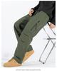 2024 Men's Trendy High Street Cargo Pants: Spring/Autumn, Handsome Loose Fit, Waterproof for Outdoor and Mountaineering