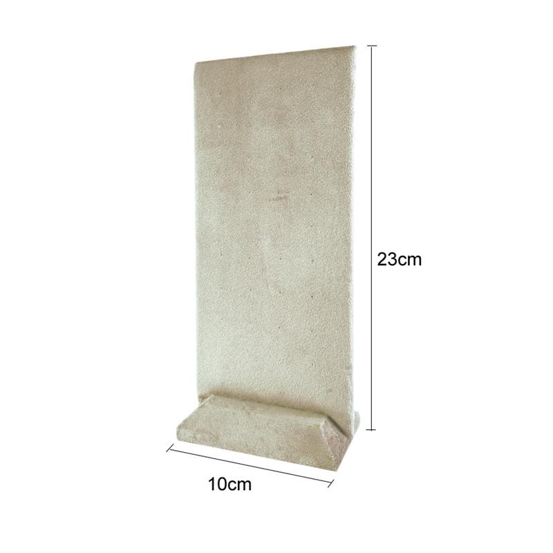 

Высококлассная серия «Серый» Подставка-дисплей для хранения ювелирных изделий из ПП ткани Подходит для демонстрации колец, ожерелий, кулонов, серег, браслетов