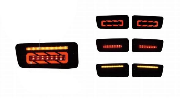 

Задні ліхтарі Smoke Black LED (1999-2005, 2 шт) для Nissan Patrol Y61