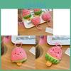 Cute Summer Watermelon Ice Cream Plush Keychain With Pp Cotton Filling For Kids And Teens