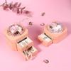 Valentine's Day Eternal Flower Single or Double Layer Drawer Jewelry Storage for Rings Necklaces Bracelets-Square Jewelry Box