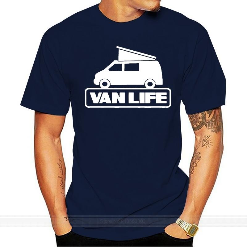 Van Life Adult TShirt All Sizes Van Rv Motor Home Camping T4 T5 T6 Hot Sale shubuzhi New Fashion Brand O Neck Men T Shirts