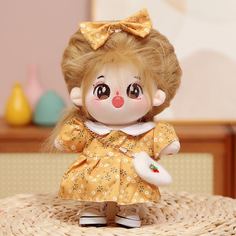 20cm Cotton Doll Clothes Skirt Plush Doll Girls Can Change Clothes Dolls To Give Gifts To Girls Best Friends
