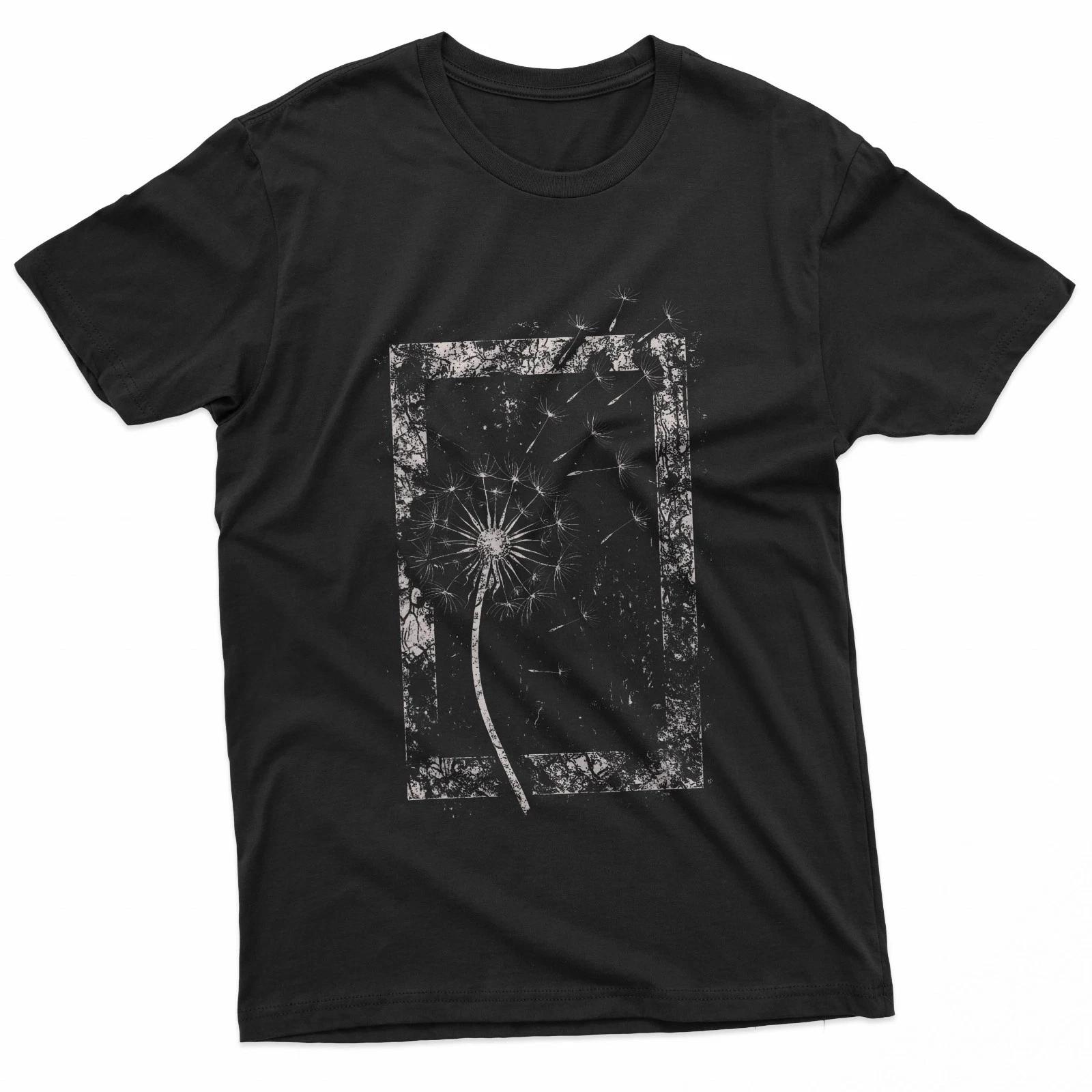 Dandelion Flower Grunge Alt Alternative Goth Gothic Y2K Art T-Shirt M