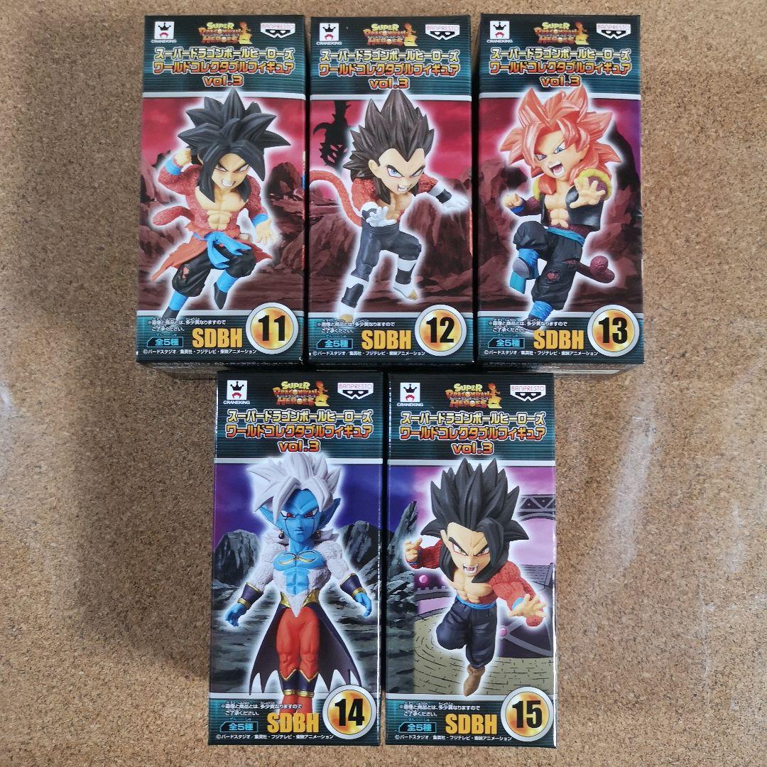 

[USED] Super Dragon Ball Heroes Collectible Figures Vol.3 (5 types)