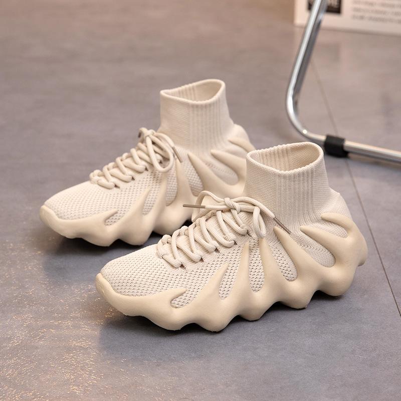 

[Customized] BD4500 octopus socks shoes popular new women s breathable mesh flying woven Xiaolongbao volcano break 35