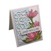 Rechteckiger Figurenrahmen, silberne Metallschablone, Präge- und Stanzformen für die Herstellung von DIY-Scrapbooking-Papieralben und Karten